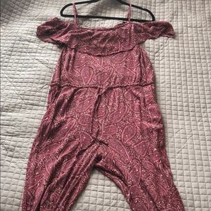 Paisley Off the Shoulder Jumpsuit